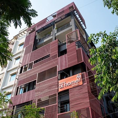 Hotel At Home Suites , Gachibowli, Hyderabad Exteriör bild