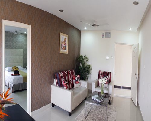 Hotel At Home Suites , Gachibowli, Hyderabad Exteriör bild